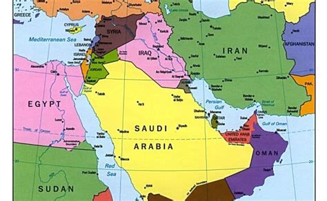 middle east capital cities